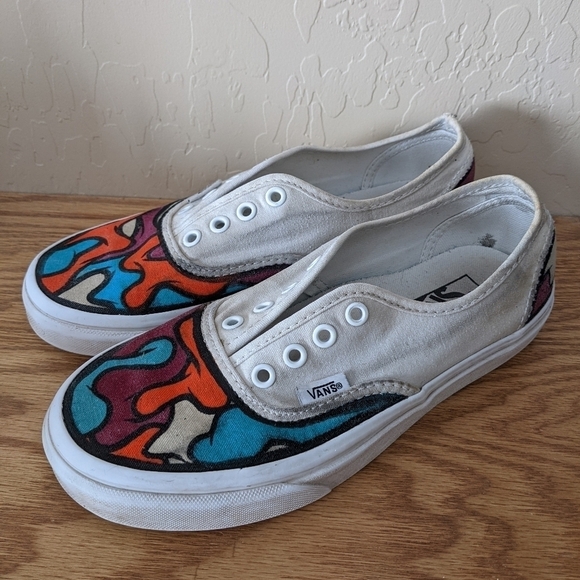 Vans Custom Paint Lace Up - Picture 1 of 7